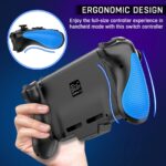 Dual-Vibration Controller Grip for Switch Joy-Con