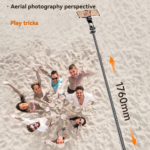 Selfie Stick Tripod with Fill Light & Remote