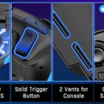 Dual-Vibration Controller Grip for Switch Joy-Con
