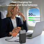 20,000mAh 65W Fast-Charge Power Bank (Laptop & Phone)