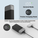 20,000mAh 65W Fast-Charge Power Bank (Laptop & Phone)