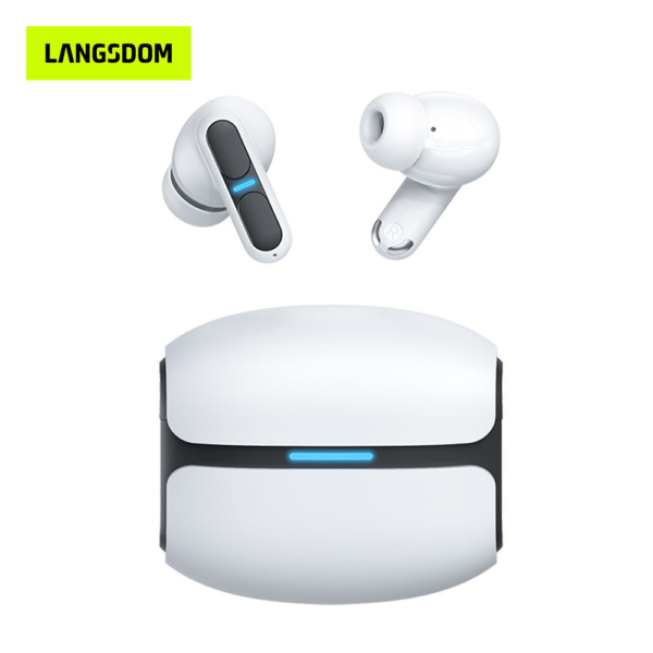 Langsdom Wireless Gaming Earbuds with LED
