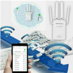 WiFi Range Extender 1200Mbps – Dual Band Signal Booster & Repeater