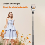 Selfie Stick Tripod with Fill Light & Remote