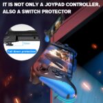 Dual-Vibration Controller Grip for Switch Joy-Con