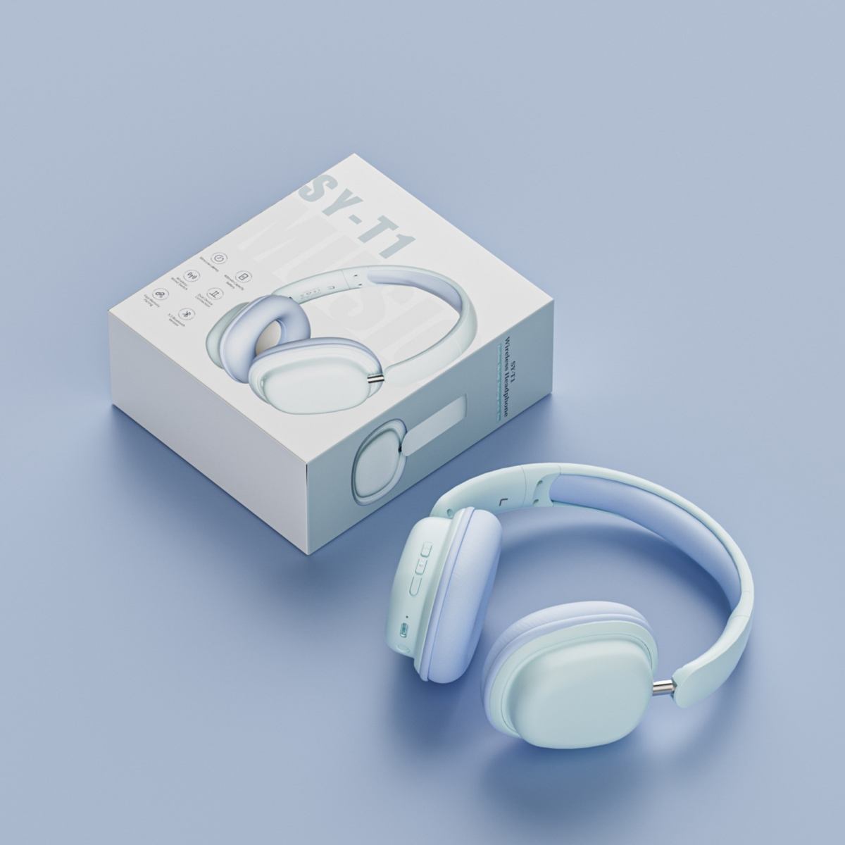 Wireless Over-Ear Gaming Headset with Mic